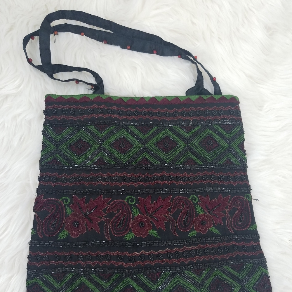 NWT Vintage Beaded Shoulder Bag